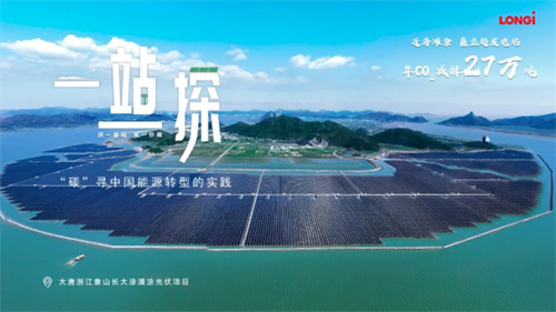 震撼！63.7萬(wàn)塊隆基組件建起灘涂上的鋼鐵森林
